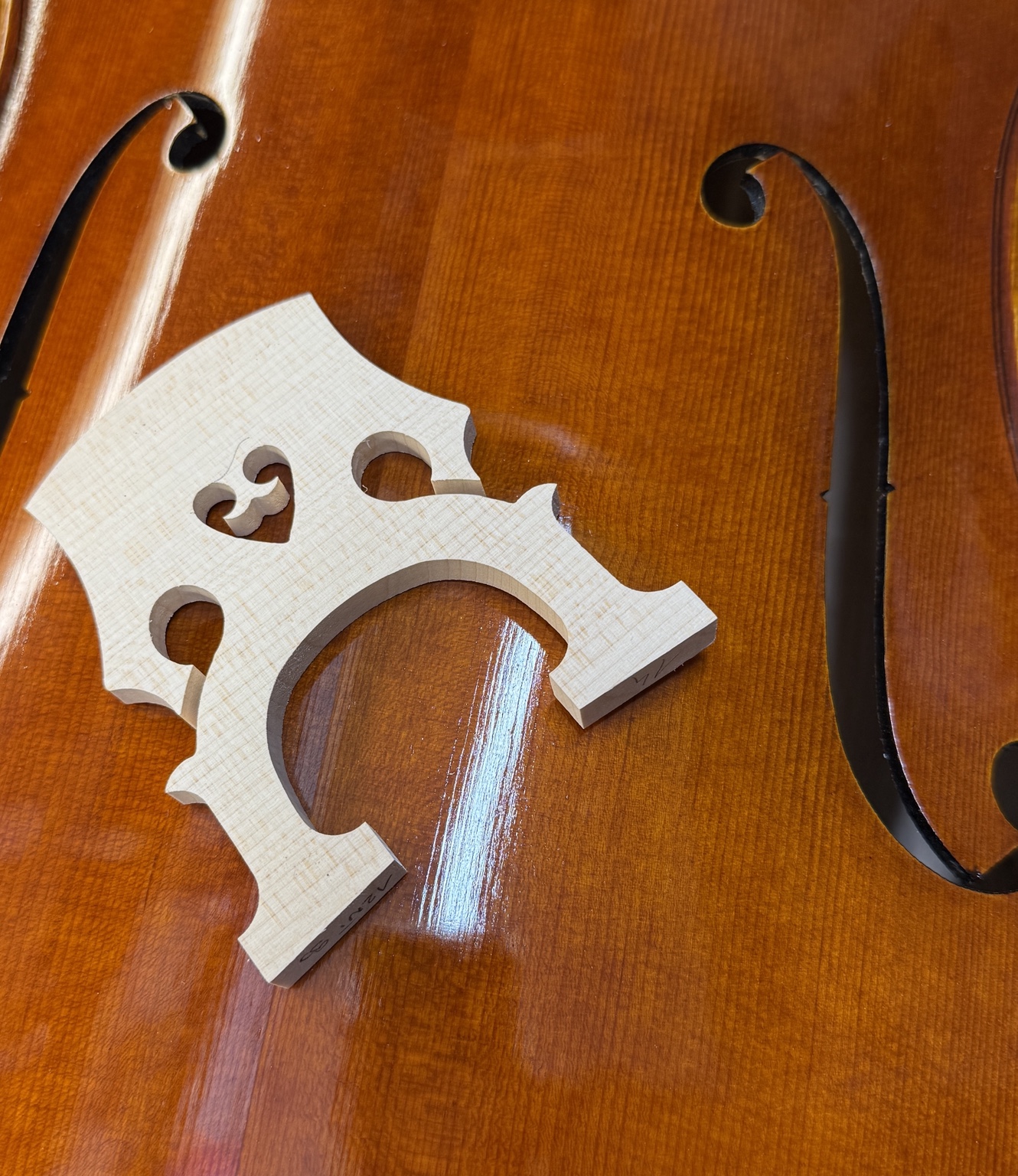 Fitting a Cello Bridge โ From Blank to Finished Bridge โ image 1